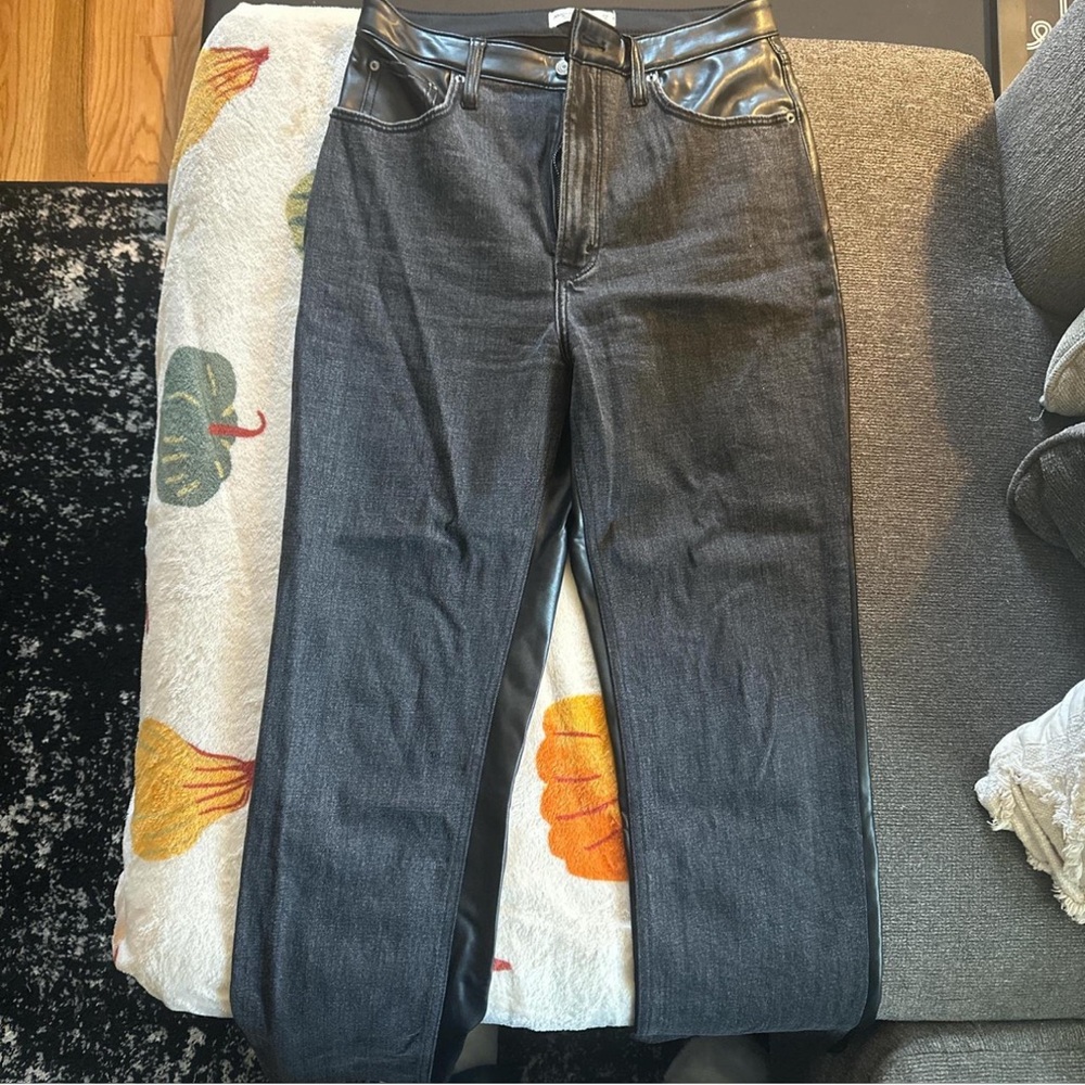 Abercrombie & Fitch Black Straight Leg Jeans